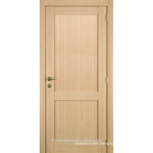 Oak Veneer 2 Panel Entry Shaker Style Door, MDF Shaker Style Door